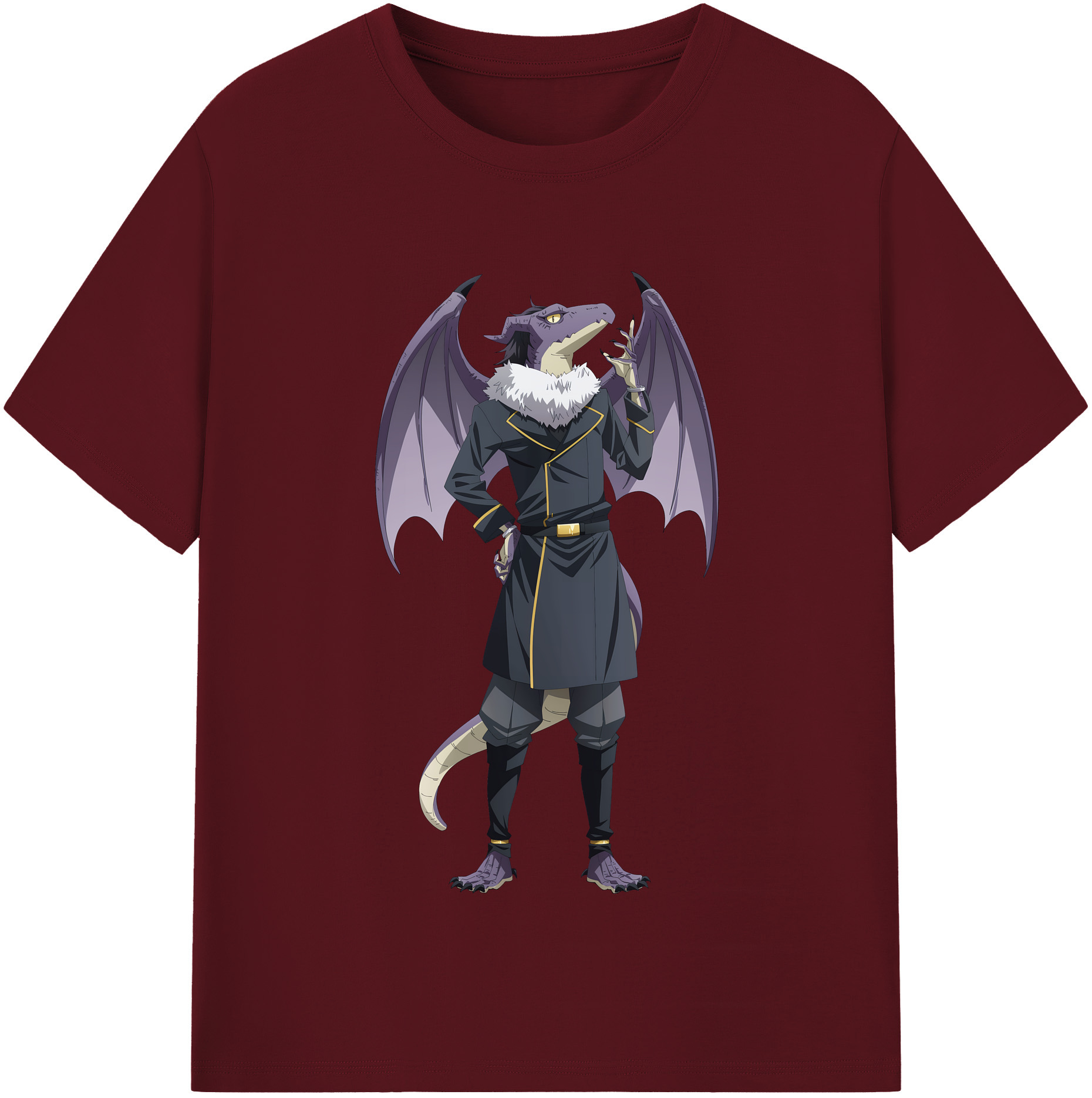 （画像用） 転スラ Regarding Reincarnated to Slime 綿100％半袖Tシャツ（フロントプリント）